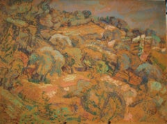 Provence landscape , 1946 - oil paint, 46x61  cm.
