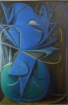 Souvenir de la Montè Phallouse , años 50 - pintura al óleo, 120x80  cm.