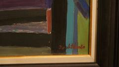 Paysage of Cachan, 1976 - oil paint, 96x73 cm, framed