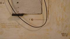 Composition abstraite VM, 1995 - techniques mixtes, 65 x 65 cm, encadrée