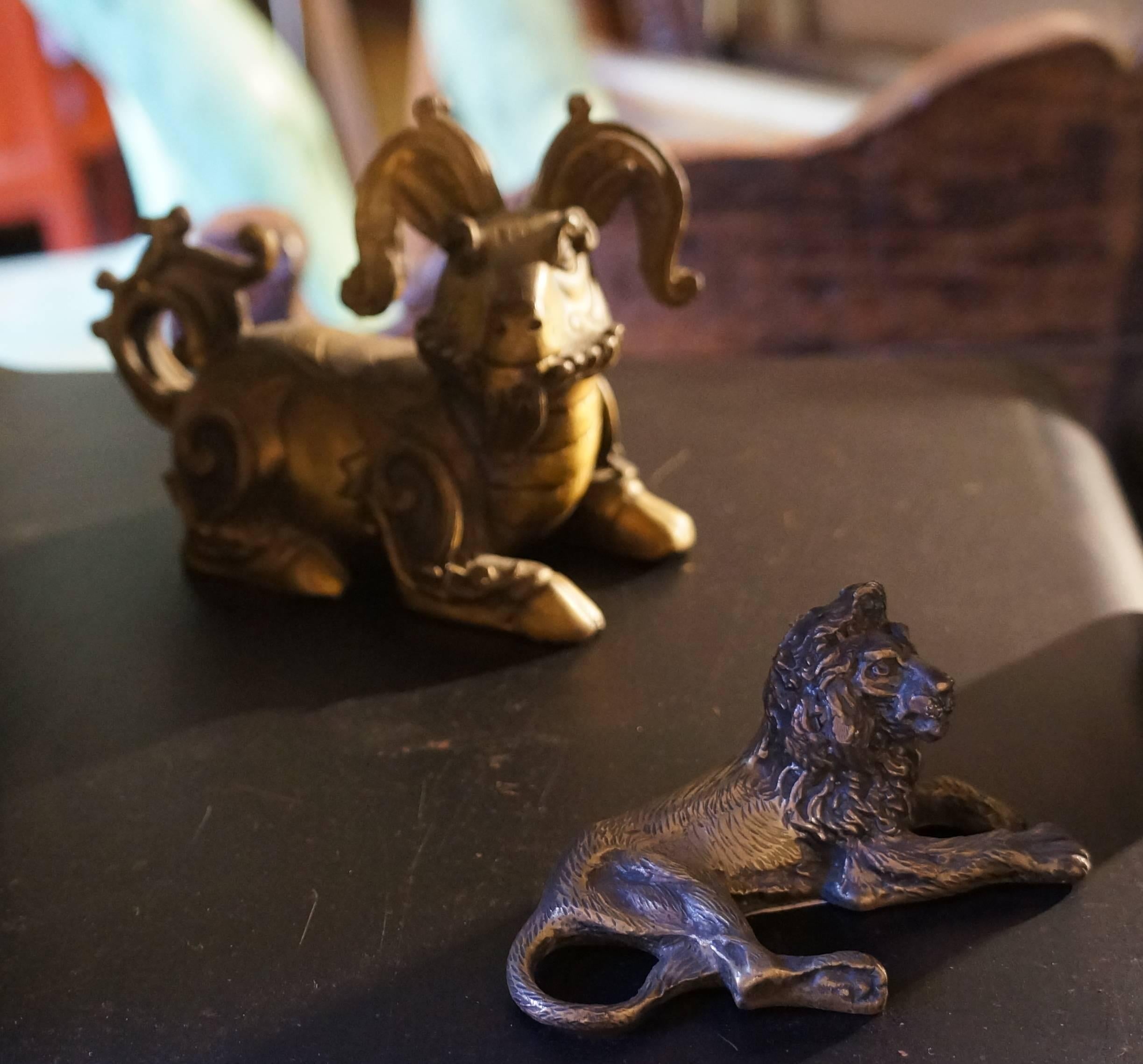 Collection of  Bronze Lions 1
