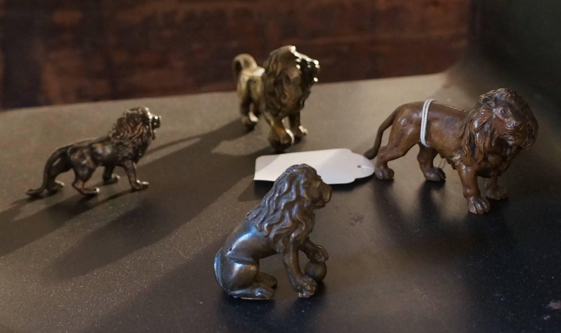 Collection of  Bronze Lions 2