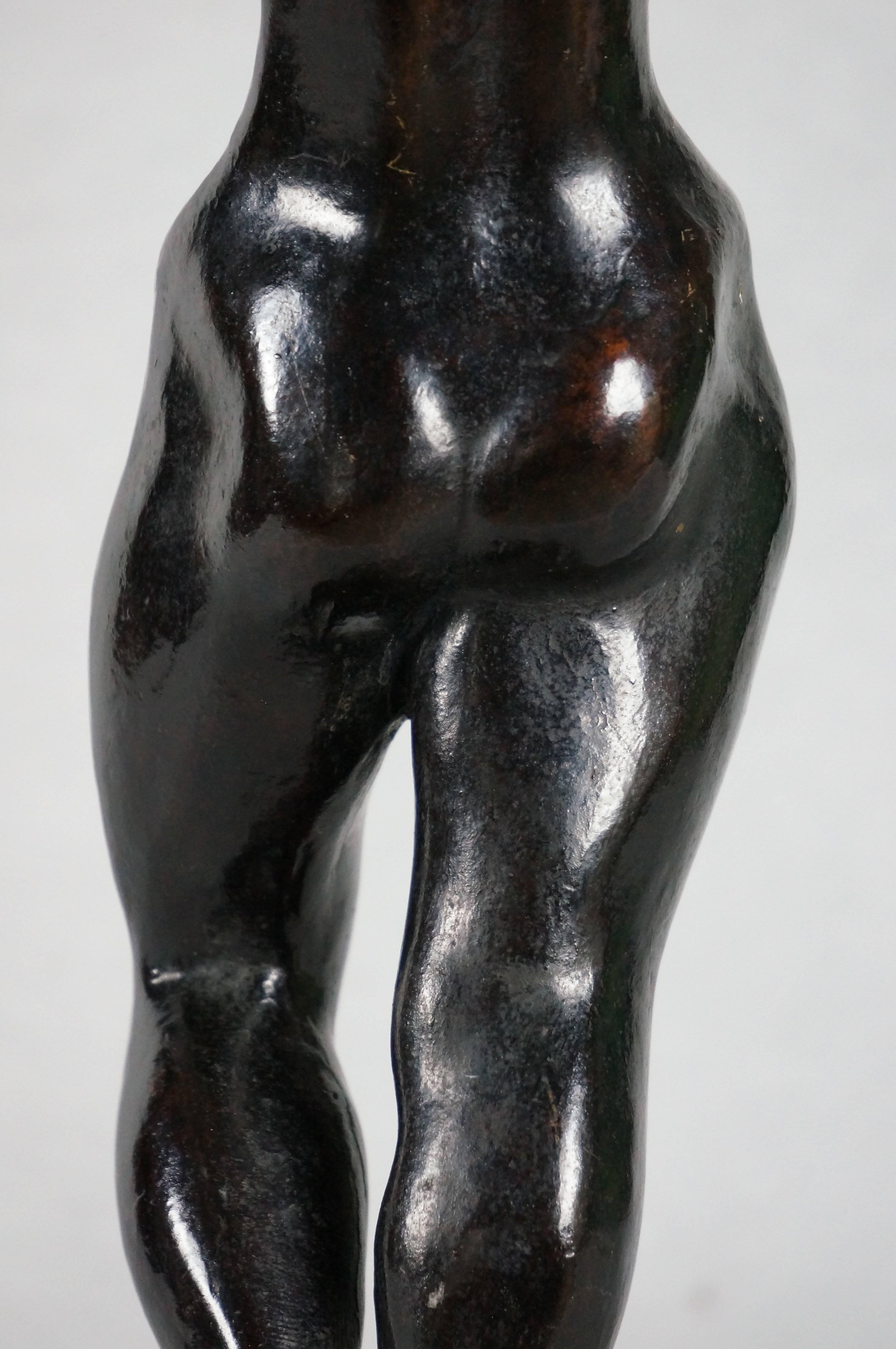 Maternity, 1960-70 - bronze, 44x13 cm - Contemporary Sculpture by Philippe Asselin