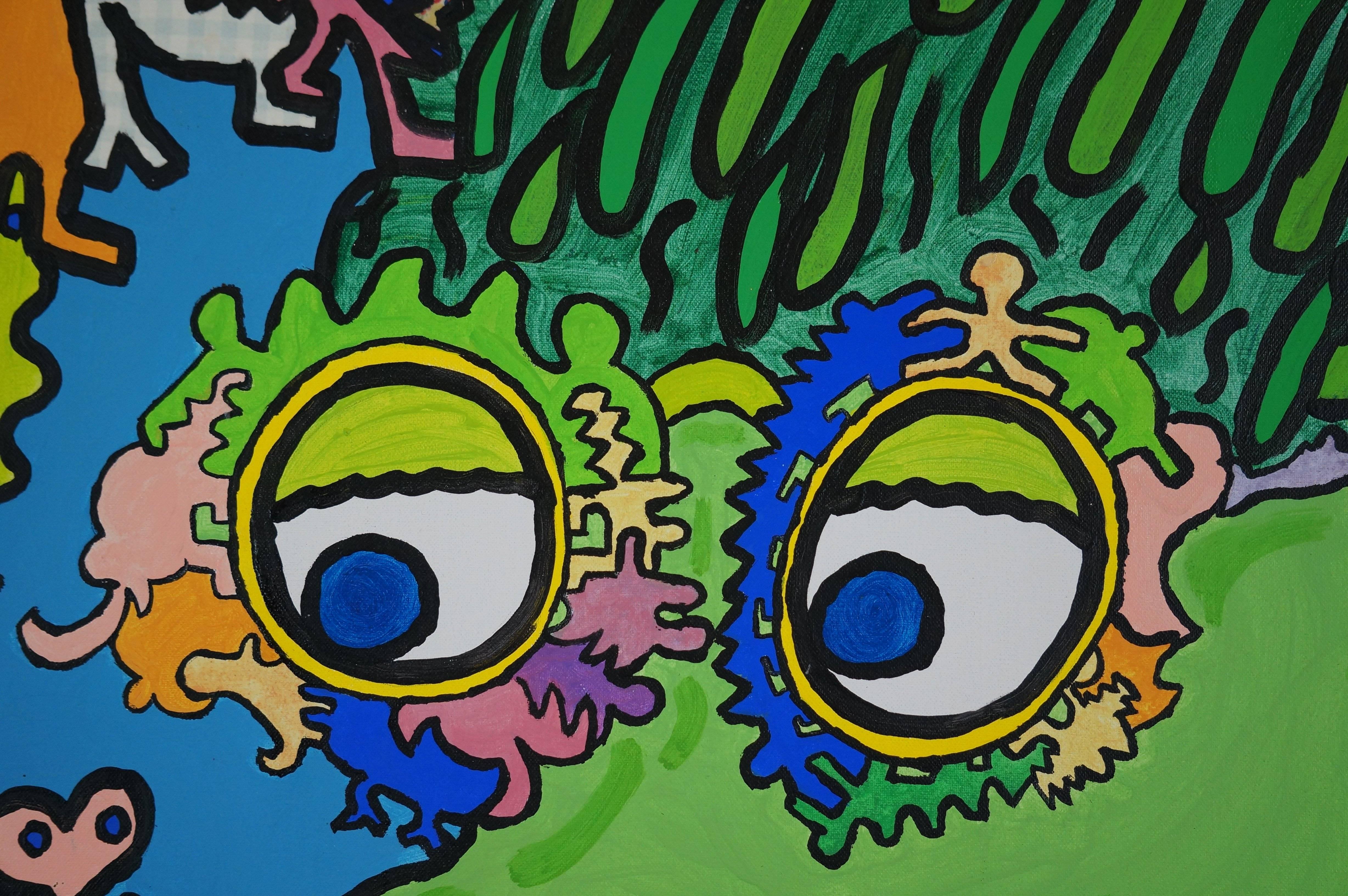 Greene & Greene, 1995 - pittura a olio, 129x96 cm, incorniciato in vendita 1
