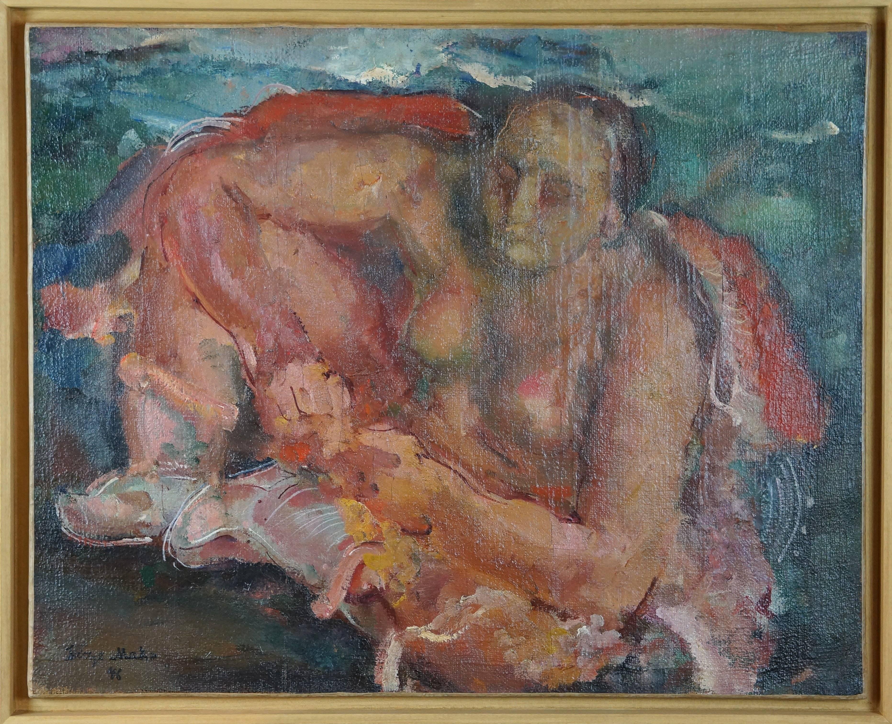 Sergej Alexandrow Mako Figurative Painting - Mother
