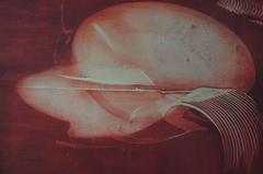 Abstrakte Komposition - 96x115 cm, gerahmt