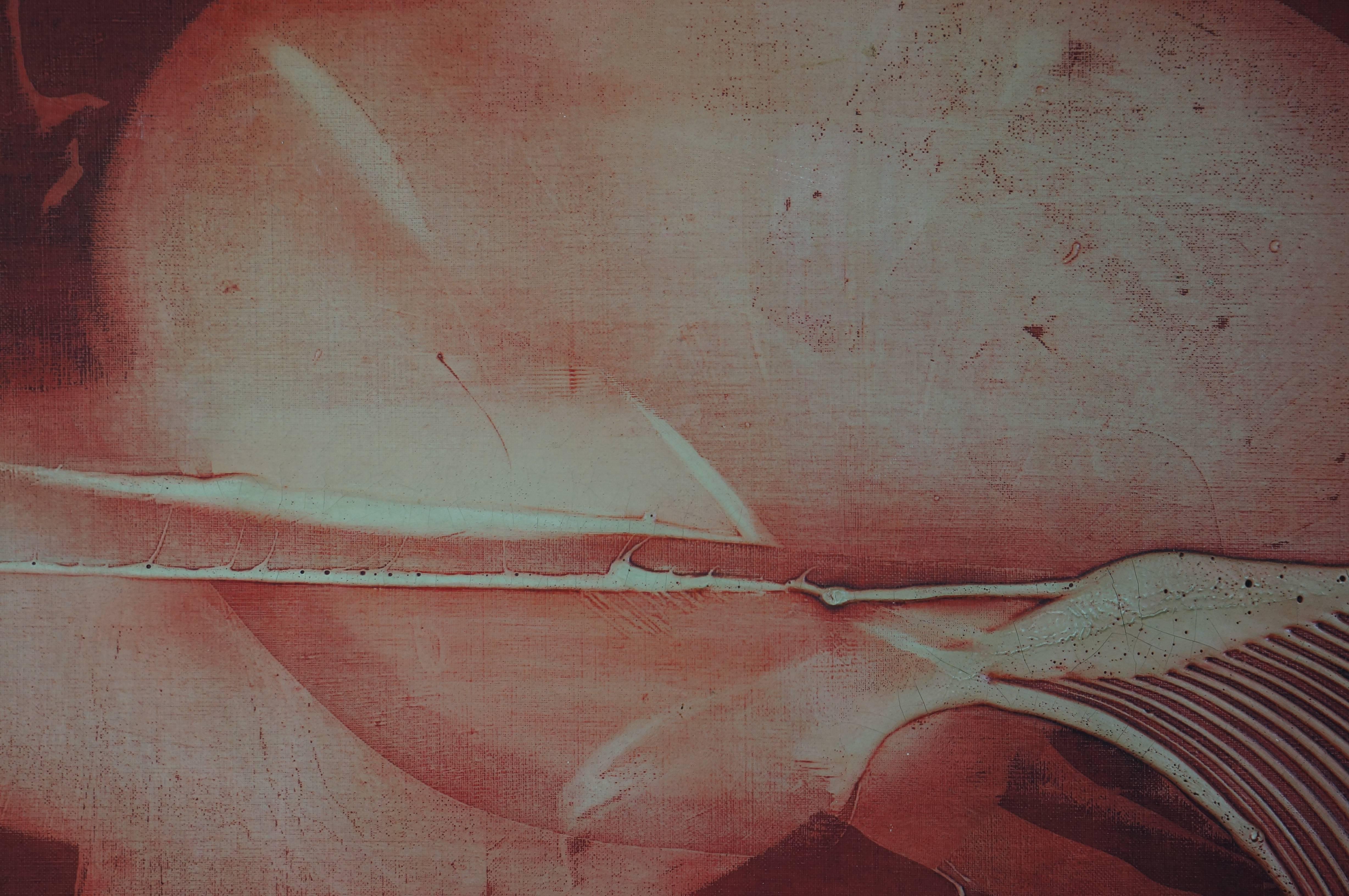 Composizione astratta - 96x115 cm, incorniciata in vendita 1