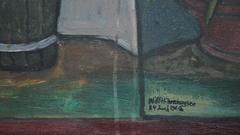 Le Bouquet, 1968  - Oil paint, 83x103 cm, framed