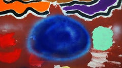 Abstract Composition PG2, 1998 - oil paint, 85x105 cm, framed.