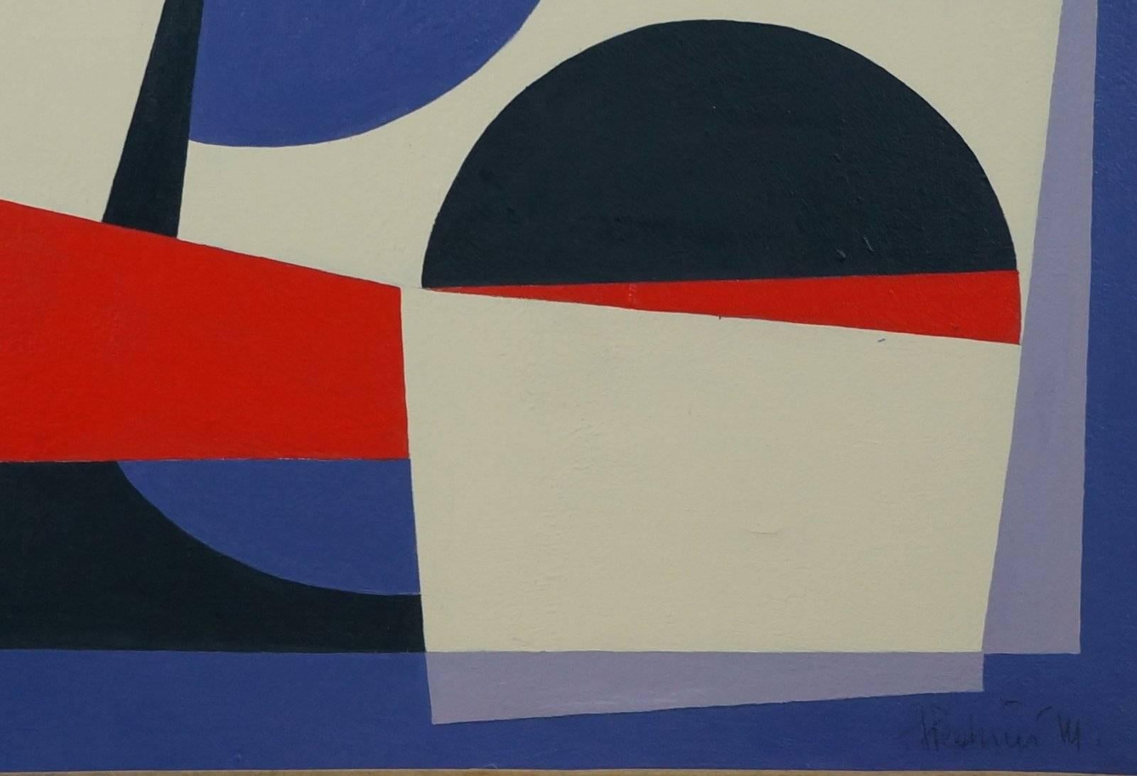 Abstract Geometric Composition SP12 - Painting by Pedrini Silvia