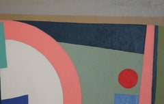 Composizione geometrica astratta SP15, 2015 - acrilico, 75x94  cm., incorniciato