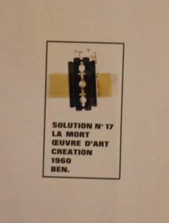 Solution 17, 1986, technique mixte, 45 x 34 cm, encadré