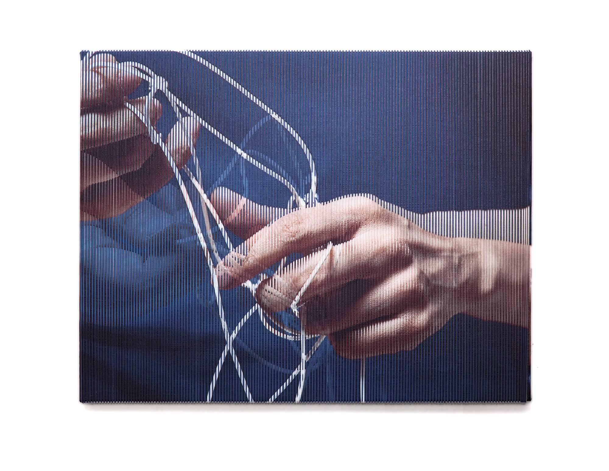 STRING_HANDS_C_0237 - Mixed Media Art by Hong Sungchul