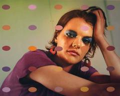 Photorealist painting, "Pretty Pictures (Emily), " Jerry Ott, acrylic on panel