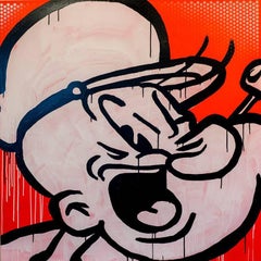 Pop Art Portrait of Popeye the Sailor Man