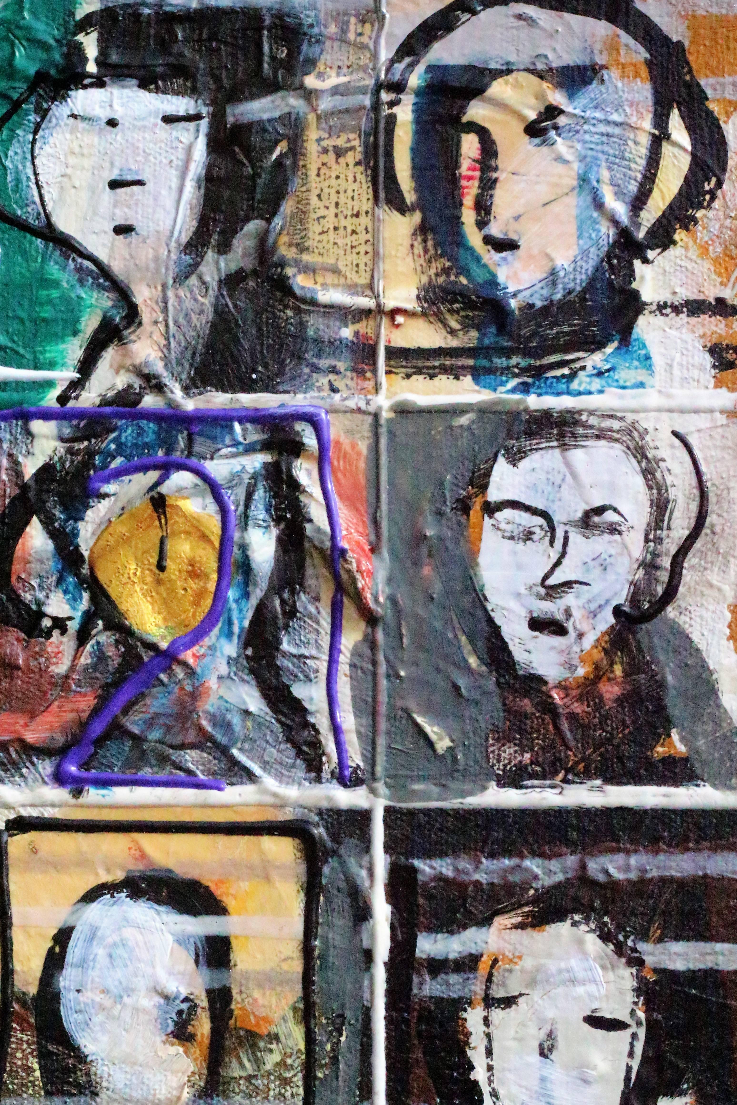 Modigliani-Inspired Portrait Sketches For Sale 2