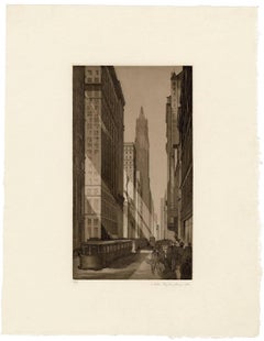 Downtown, New York" - Modernität der 1920er Jahre