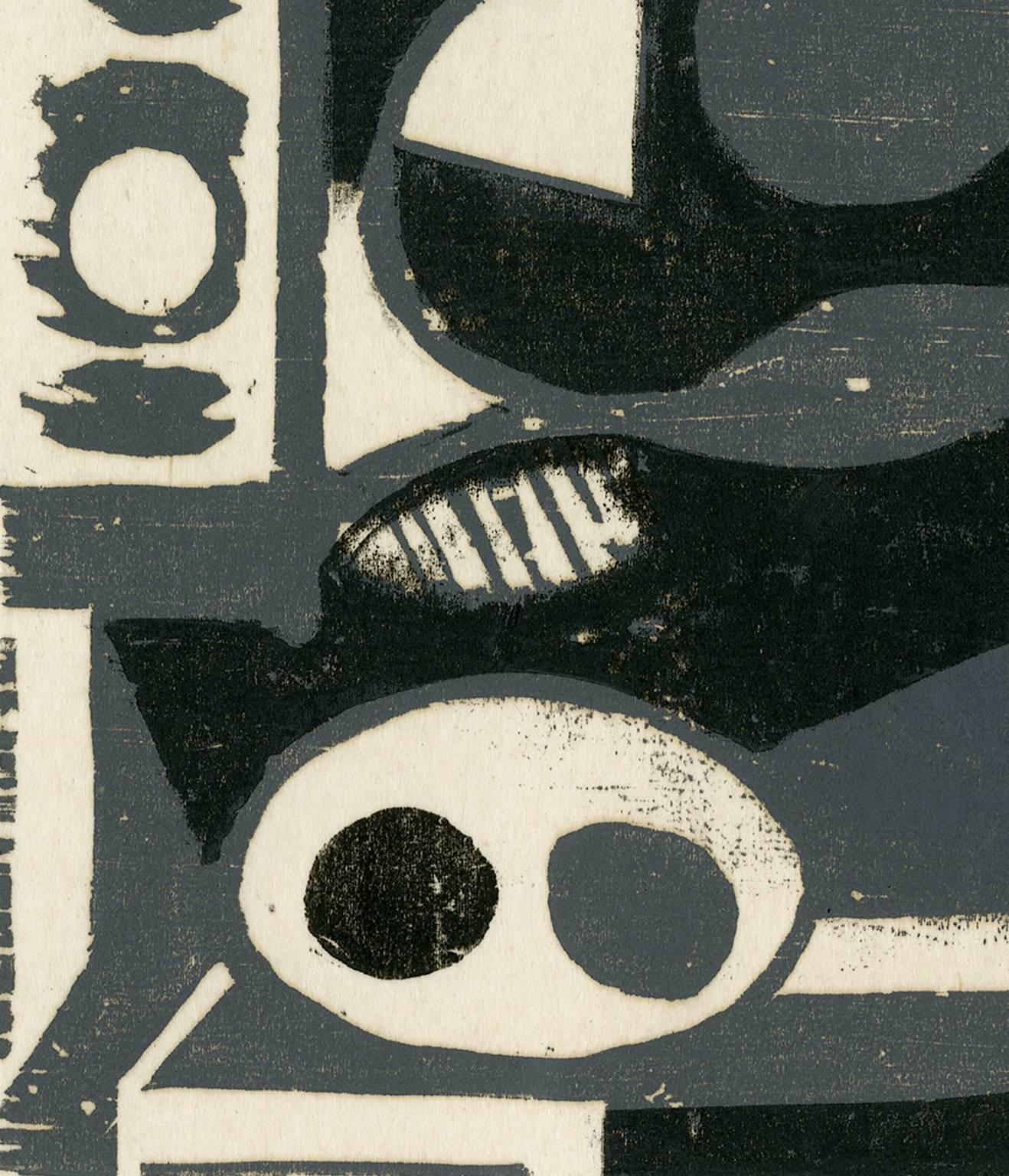 Modernist Still Life - Print by Robert Blackburn