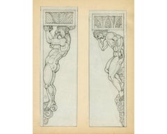 Atlas Cornice Drawings 2 —Vienna Secessionist