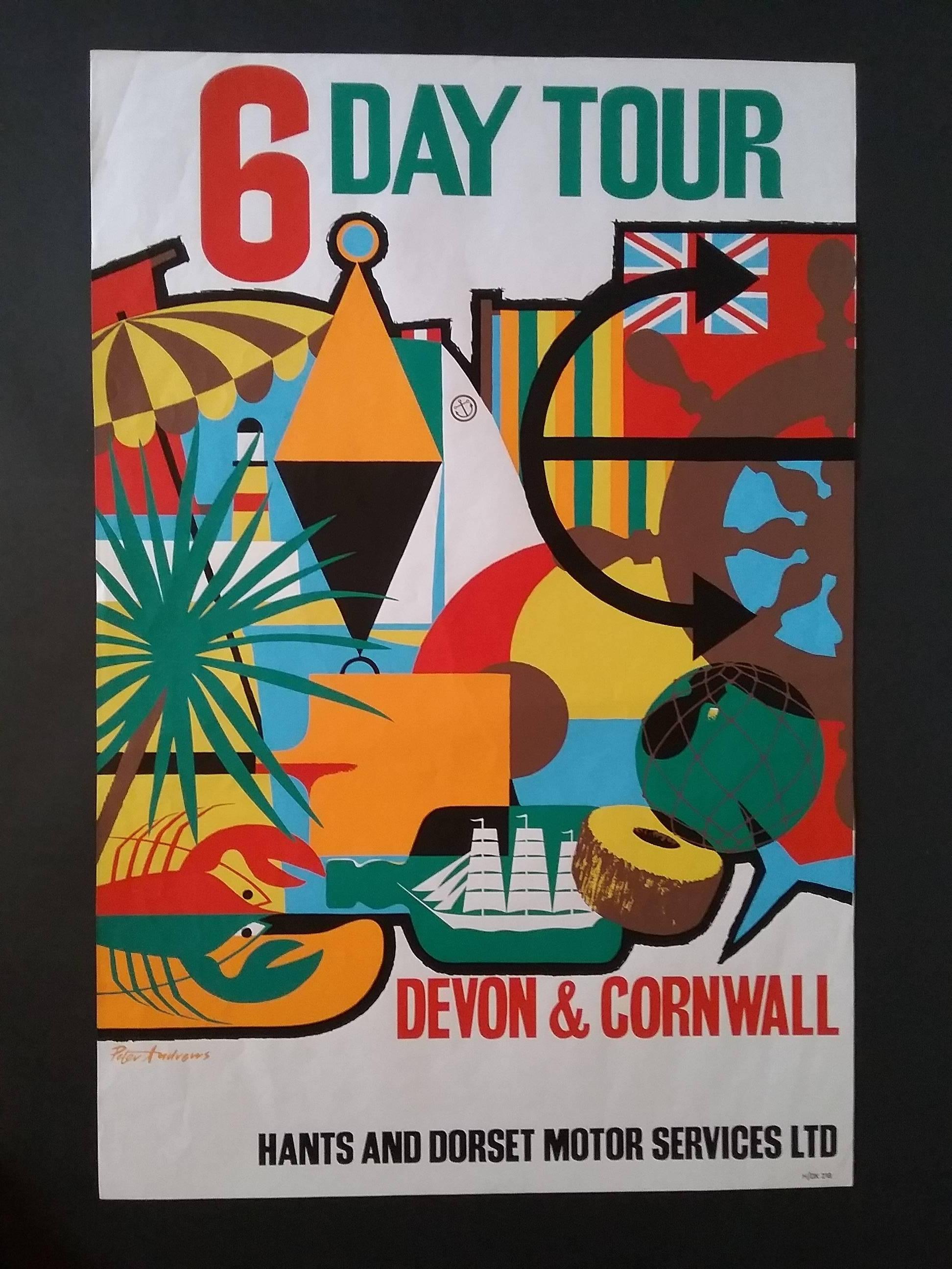 6 Day Tour, Devon and Cornwall.  Hants and Dorset Motor Services Ltd. - Print by Peter Andrews