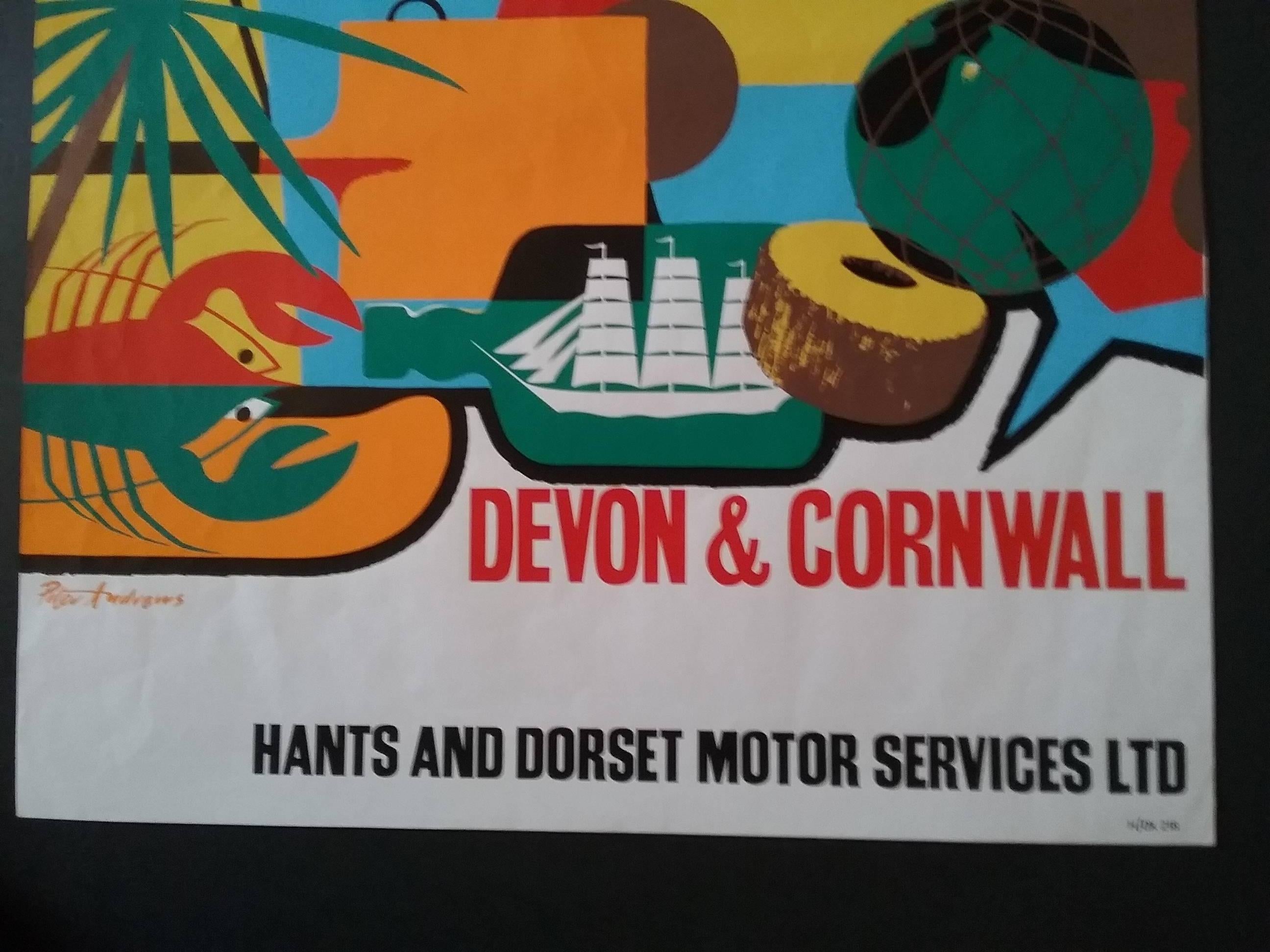 6 Day Tour, Devon and Cornwall.  Hants and Dorset Motor Services Ltd. For Sale 1