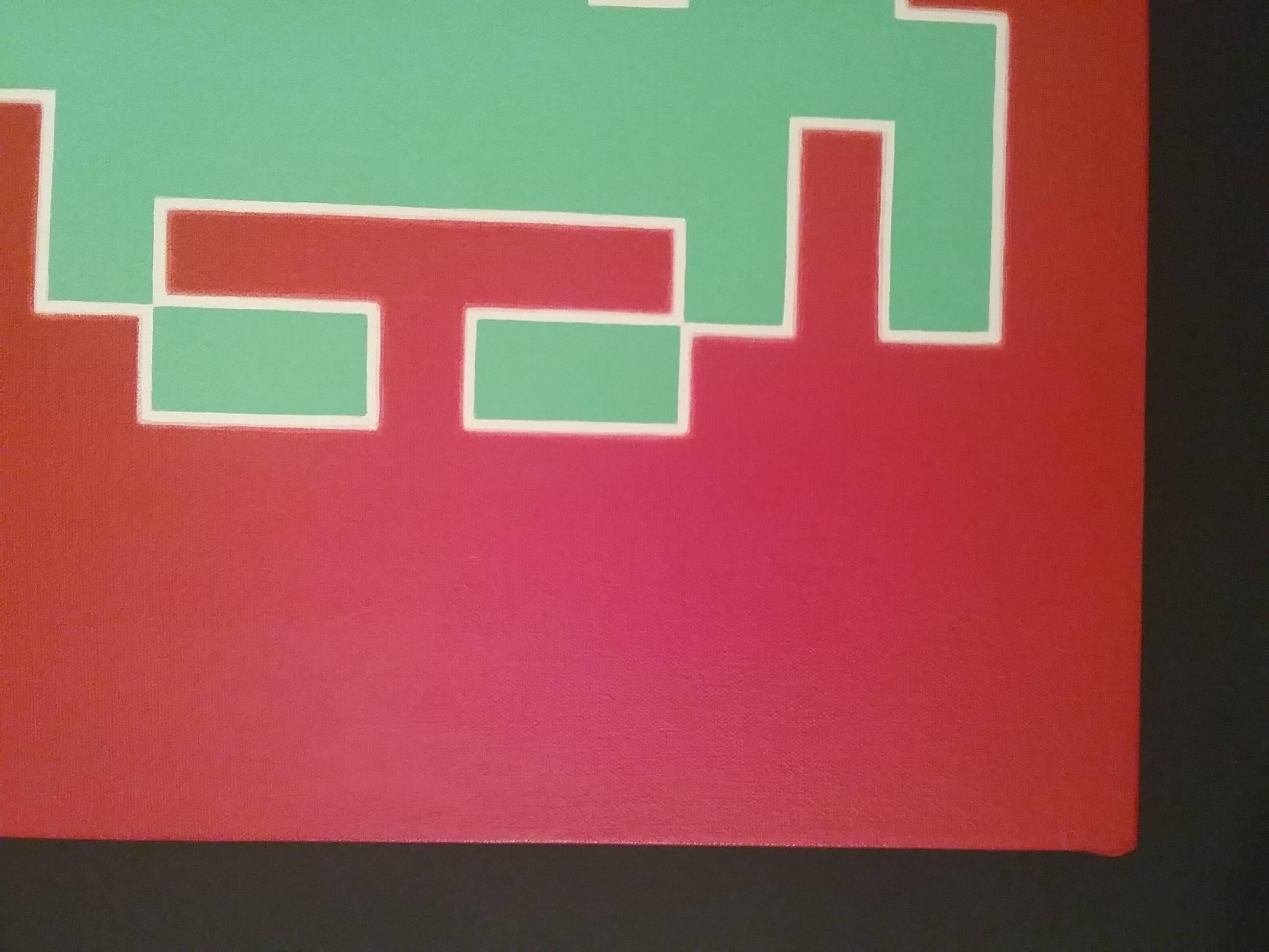 Space Invader no.120 - Contemporary Painting by David McKeran