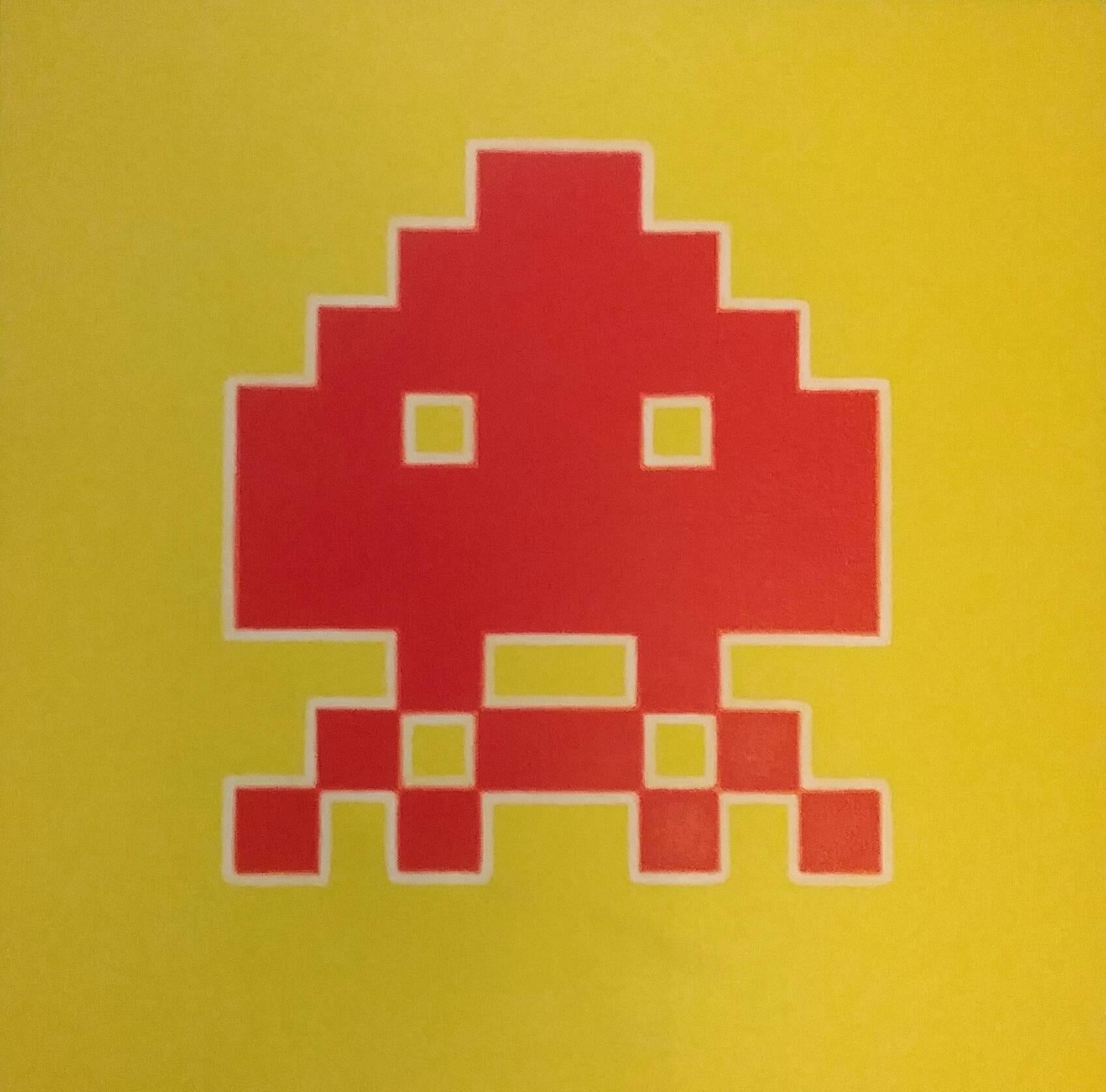 David McKeran Abstract Painting - Space Invader