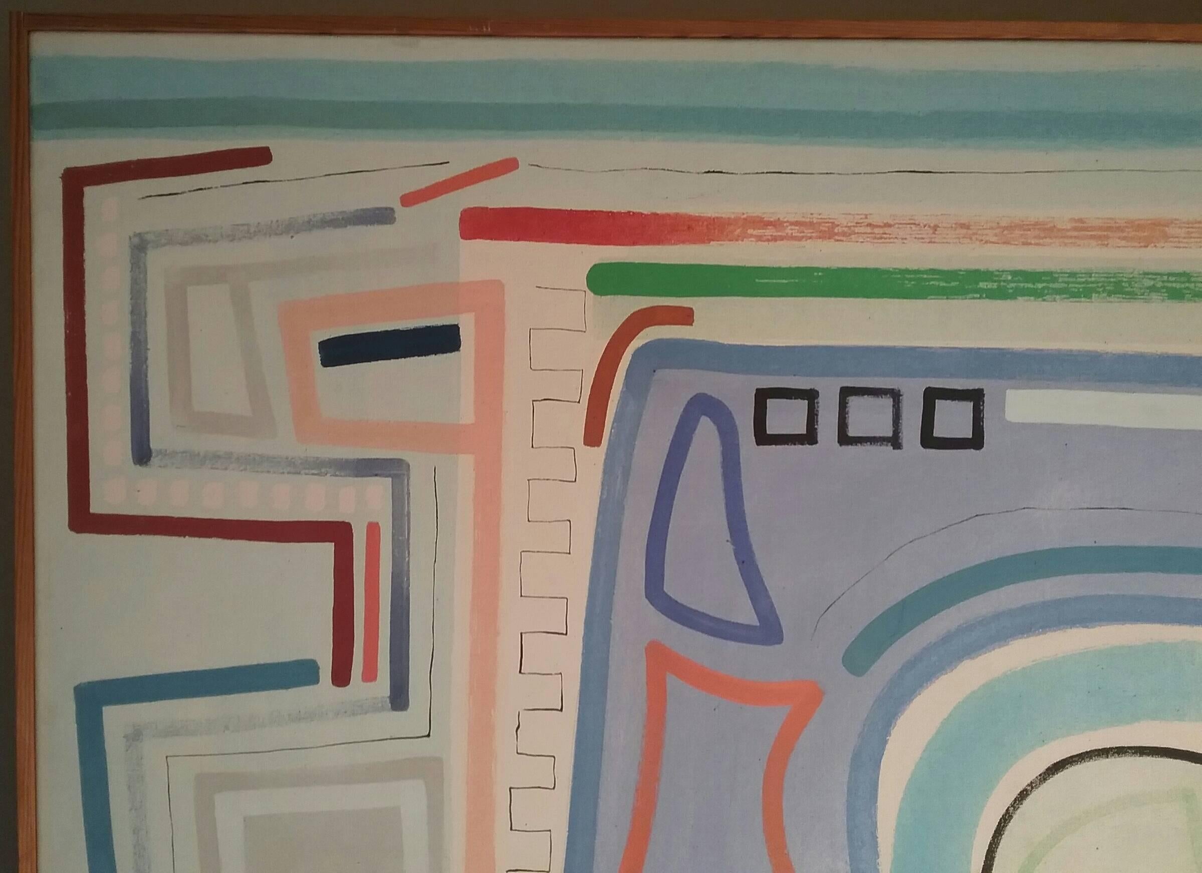König/Königin II  1979. (Braun), Abstract Painting, von Chloe Fremantle