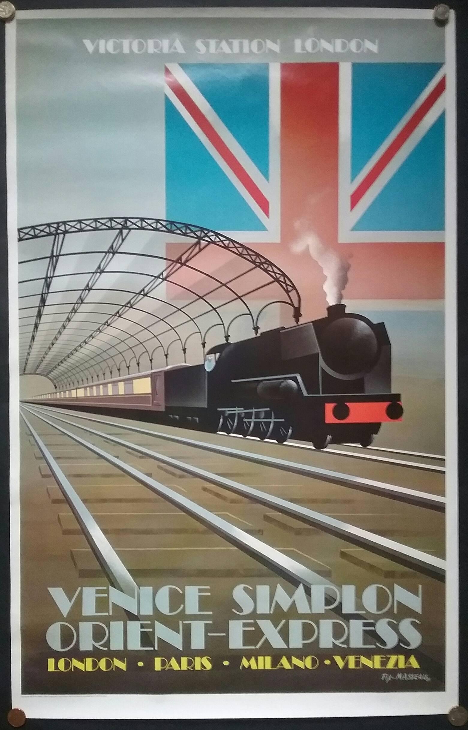 Venice Simplon Orient-Express - Print by Pierre Fix-Masseau