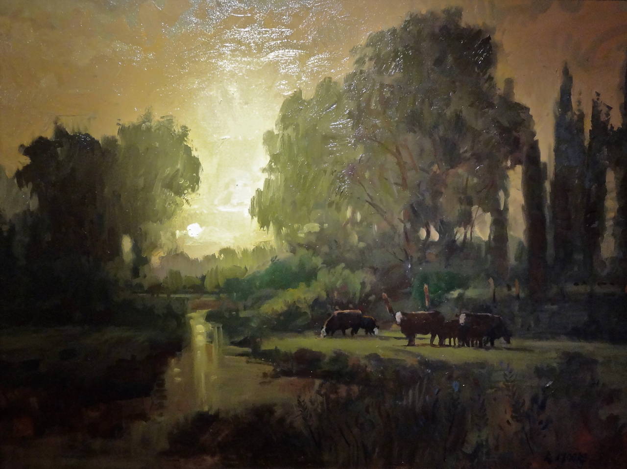 Robert Moore Landscape Painting - Sunset