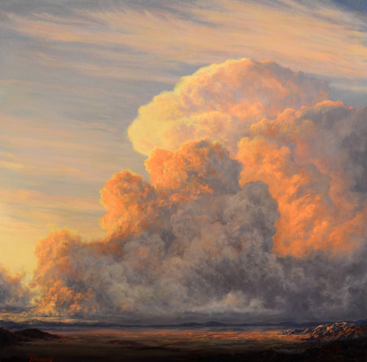Phil Bob Borman Landscape Painting - Golden Gate