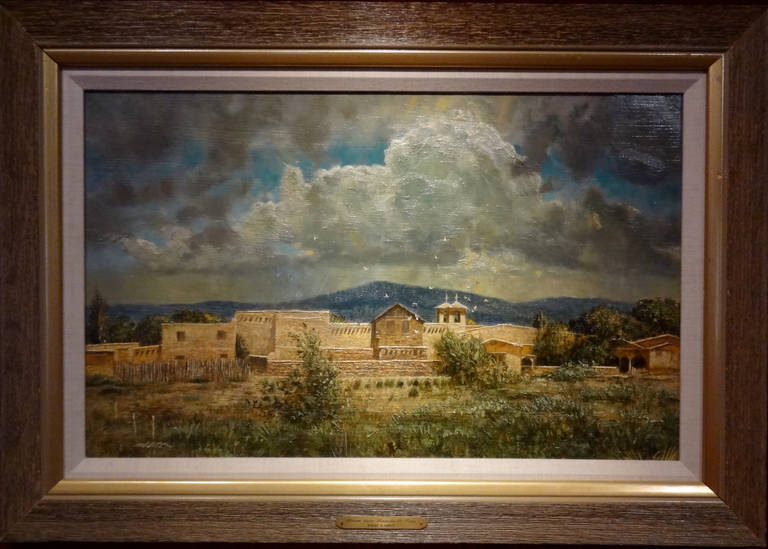 Storm Over Rancho De Taos - Painting by Robert Abbett