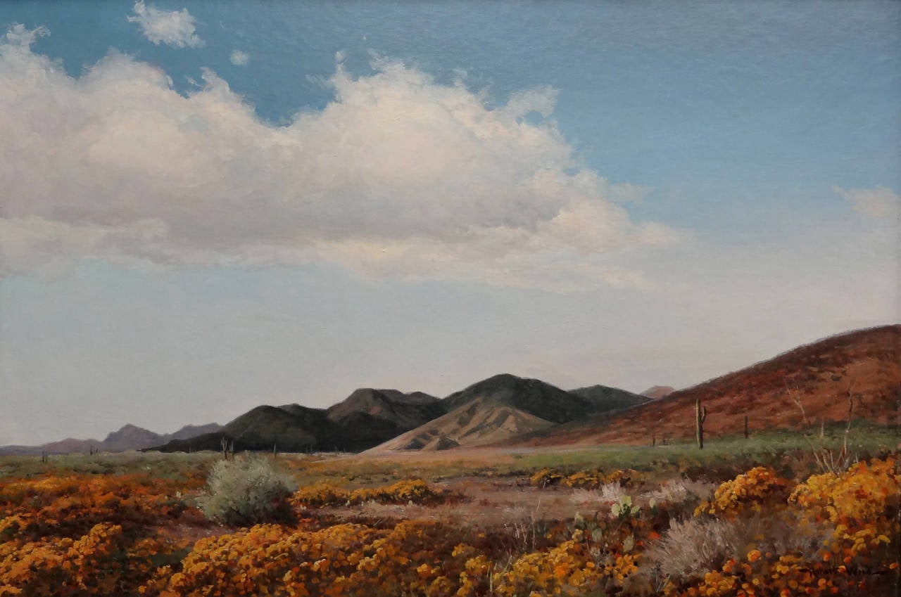 Robert William Wood Landscape Painting - The Golden West