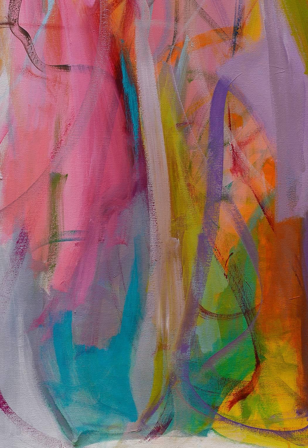 Contemporary painting, 'Luminous Dialogue', by Gabriela Tolomei For Sale 5