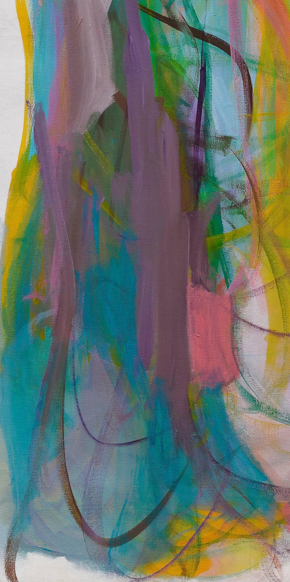 Contemporary painting, 'Luminous Dialogue', by Gabriela Tolomei For Sale 4