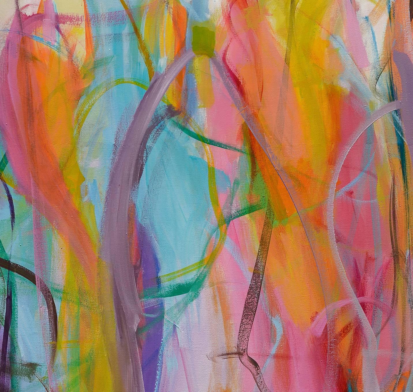 Contemporary painting, 'Luminous Dialogue', by Gabriela Tolomei For Sale 6