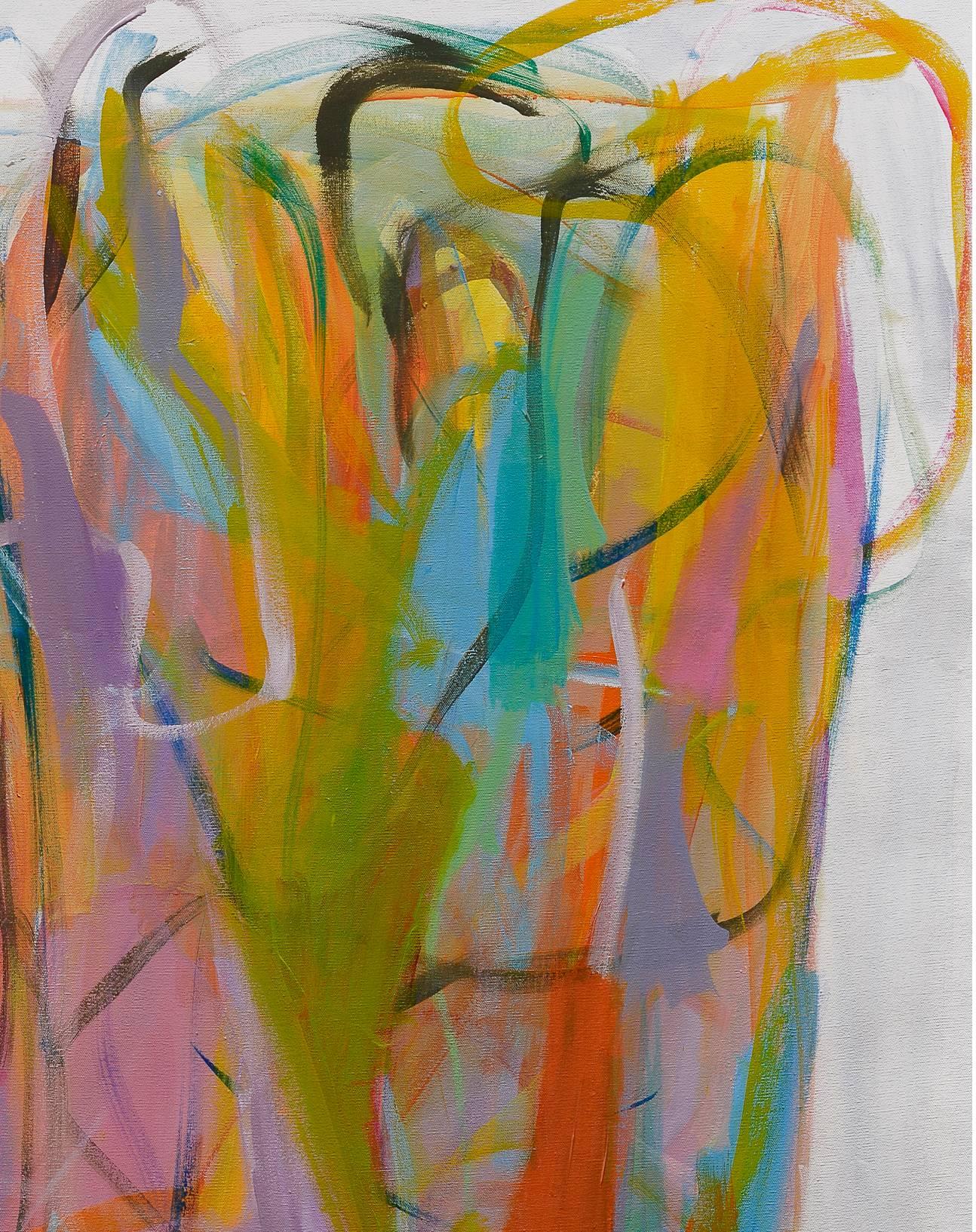 Contemporary painting, 'Luminous Dialogue', by Gabriela Tolomei For Sale 2