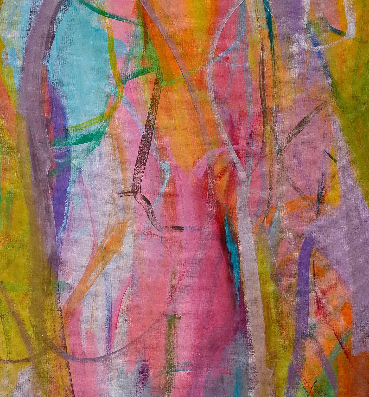 Contemporary painting, 'Luminous Dialogue', by Gabriela Tolomei For Sale 3
