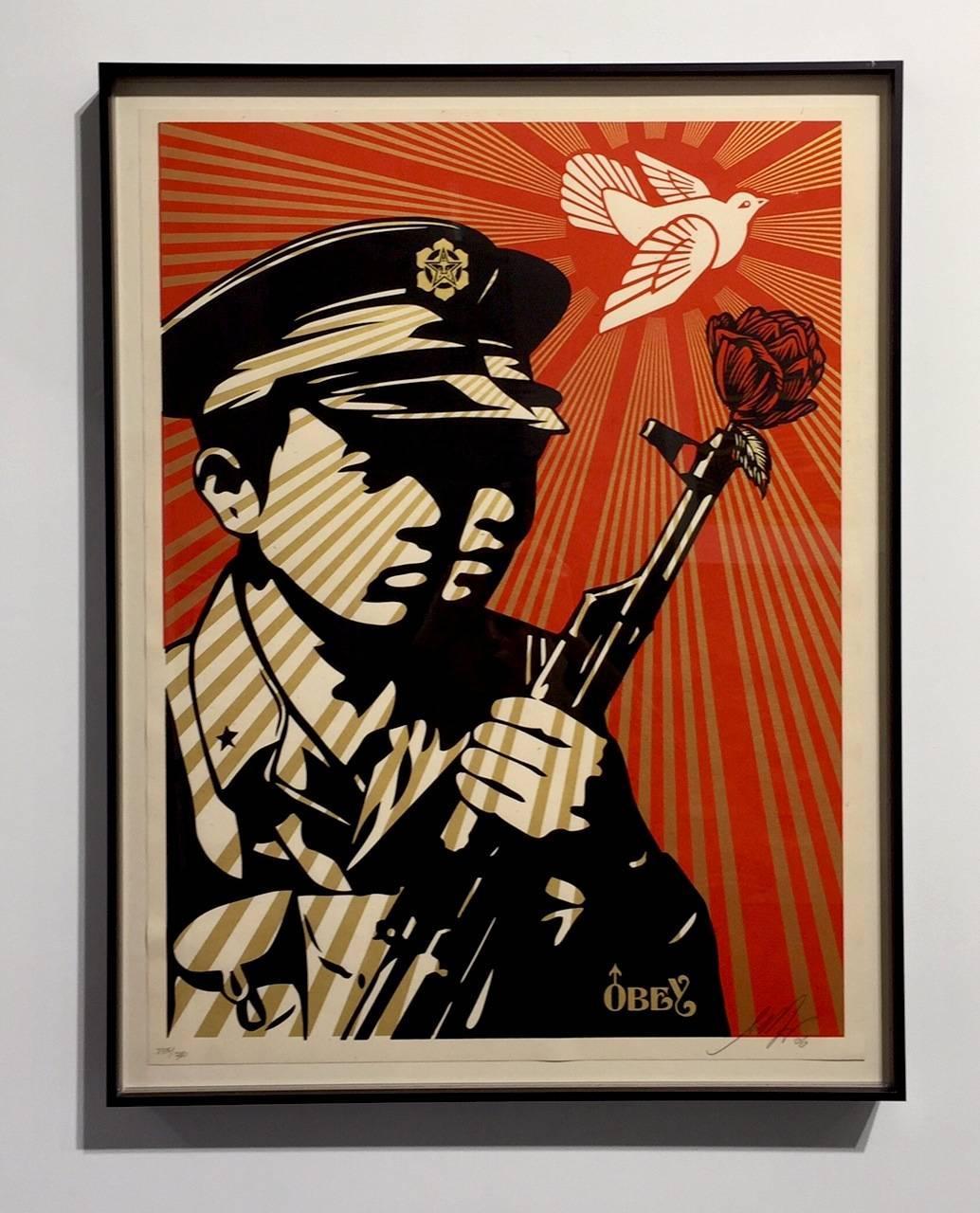 Chinese Soldiers - Print by Shepard Fairey