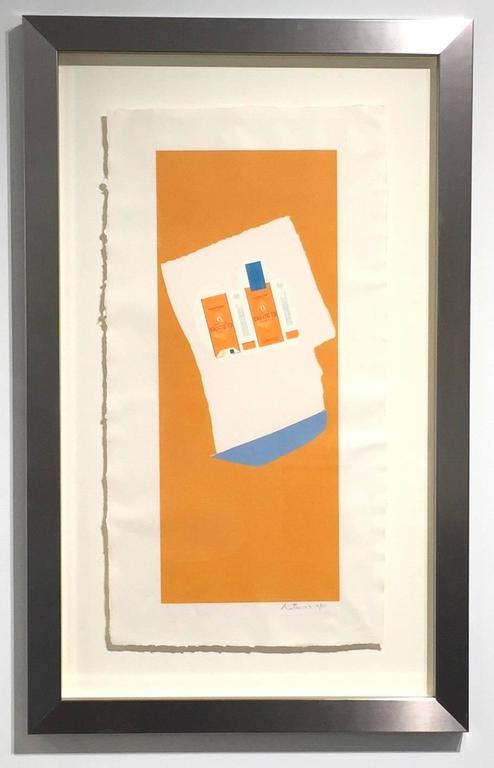 Harvest With Blue Bottom, from Summer Light Series - Print by Robert Motherwell