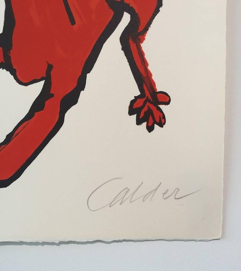 Untitled (Animals) from Our Unfinished Revolution Portfolio - Abstract Print by Alexander Calder