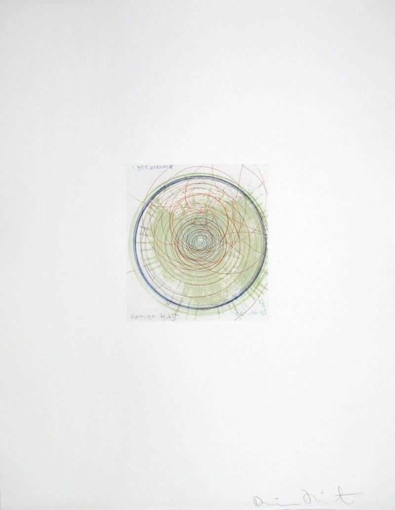 Abstract Print Damien Hirst - « I Get Around » (Je m'entoure), série In A Spin