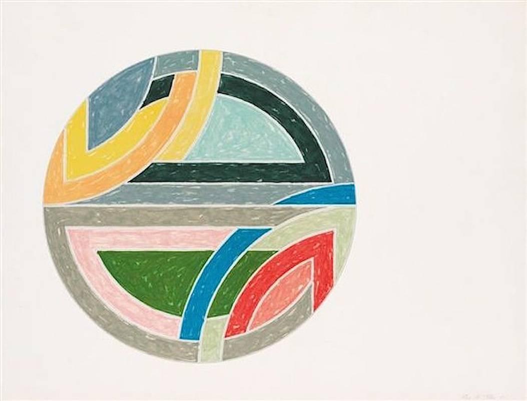Frank Stella Abstract Print - Sinjerli Variation IIa