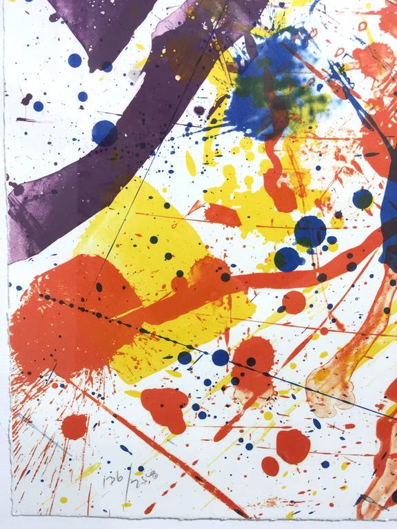 Untitled (Lembark 269) - Abstract Expressionist Print by Sam Francis
