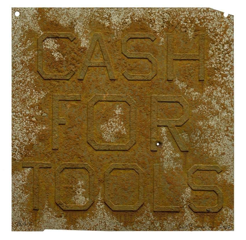 Cash For Tools 2, 2014 Mixed Media Print by Ed Rusha