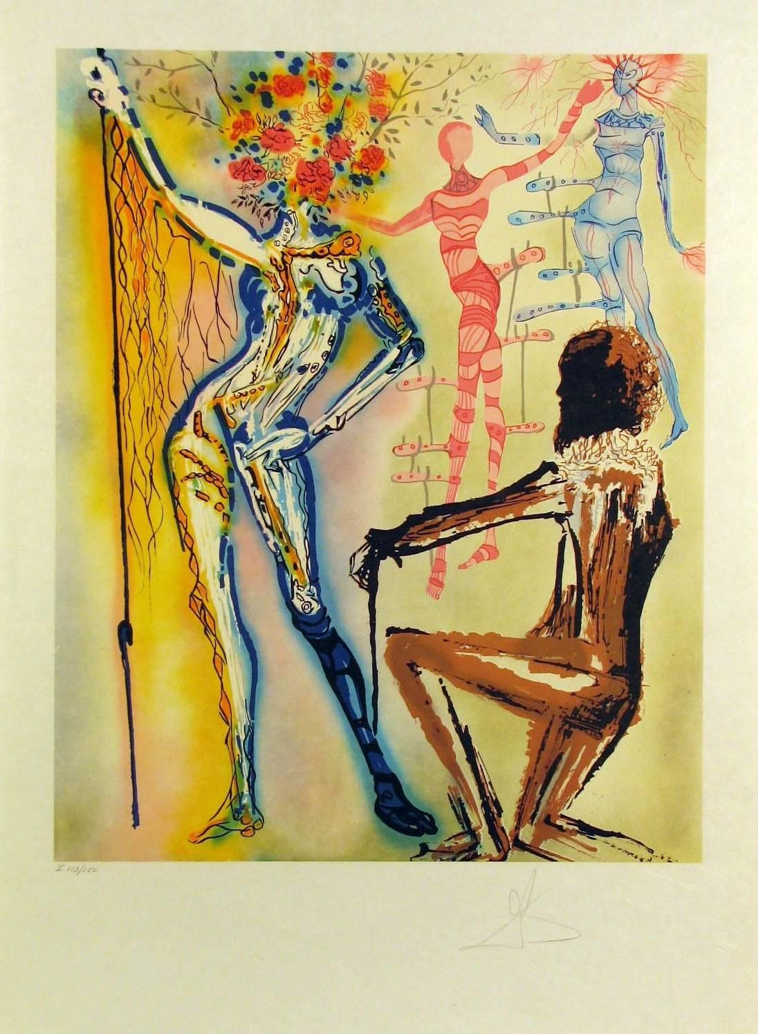 The Ballet of the Flowers (The Fashion Designer) - Print by Salvador Dalí