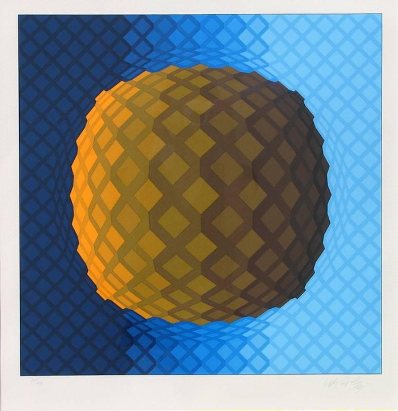 Abstract Print Victor Vasarely - Koskota