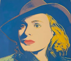 Ingrid Bergman With Hat, 1983 Trial Proof Screenprint, Signed 38 x 38