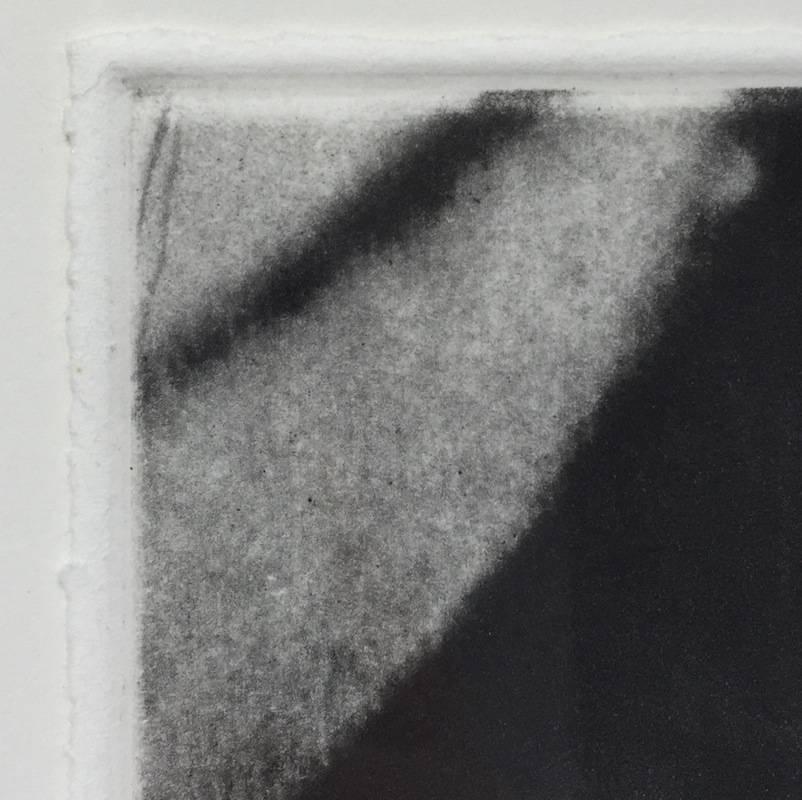 TECHNICAL INFORMATION:

John Baldessari
Two Figures (One with Shadow), from Hegel's Cellar Portfolio
1986
Photogravure and sugar-lift acquatint on torn Rives BFK deckle, printed almost to the edges
20 1/2 x 19 3/4 in.
Edition of 35
Pencil signed and