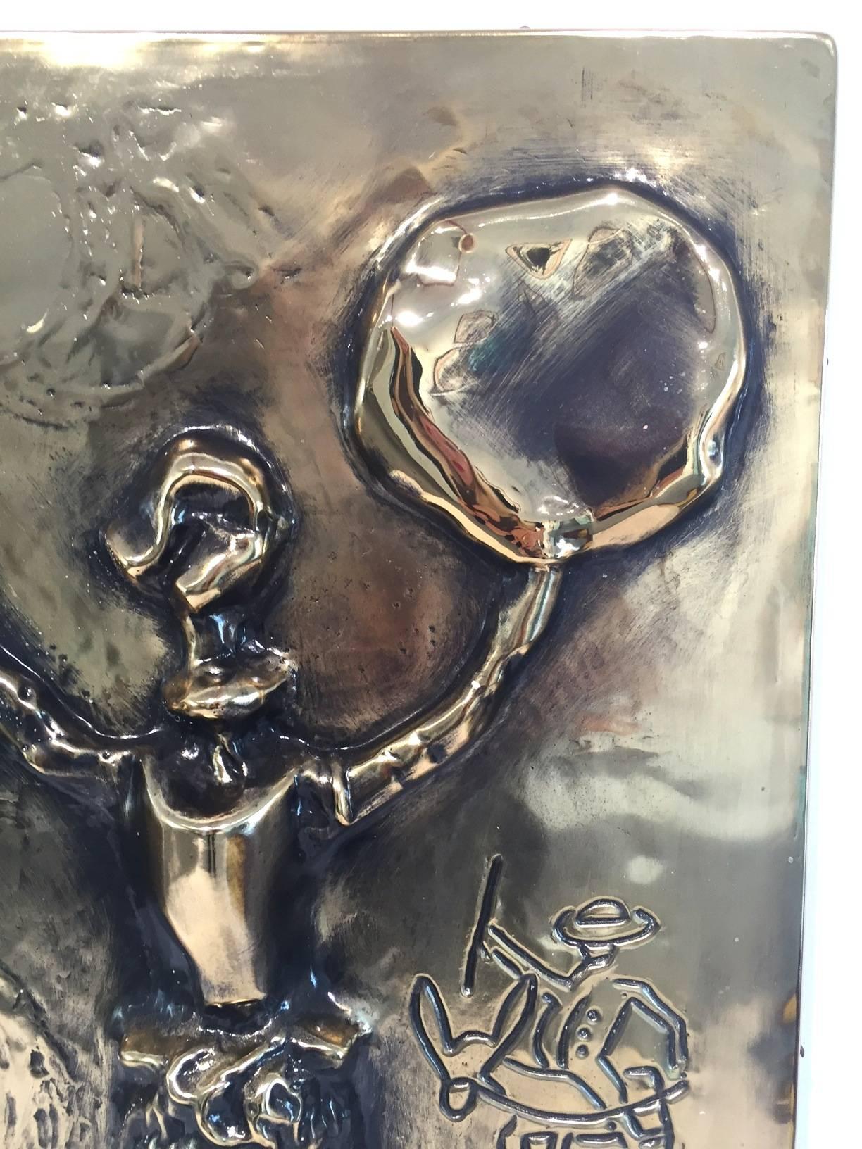 TECHNICAL INFORMATION:

Salvador Dalí
Don Quixote Bas Relief
1979
Gold bas relief, stamped, plated and hand-finished
27 x 19 x 3 in.
Edition of 160
Signed and numbered

Accompanied with COA by Gregg Shienbaum Fine Art

Condition: This work is in